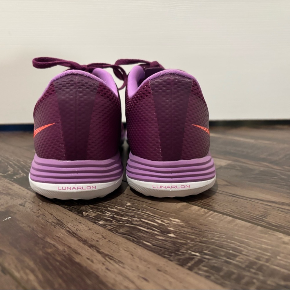 Nike Women's Maroon and Pink Athletic Shoes - Picture 7 of 10